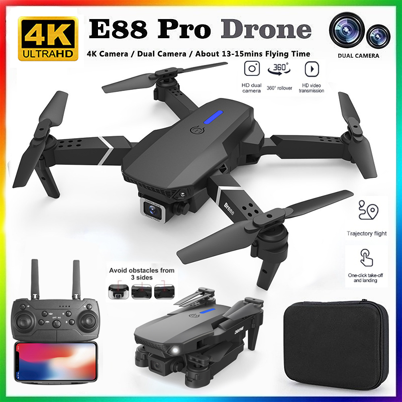 Drone Ae Rc - 2026 YENİ E88 Profesyonel HD 4K