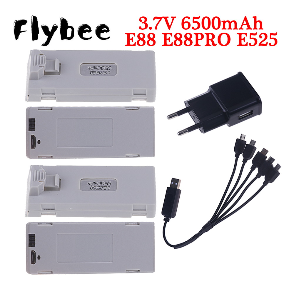 Drone Rc Leading - Orijinal E88 pil için 3.7V 6500mAh