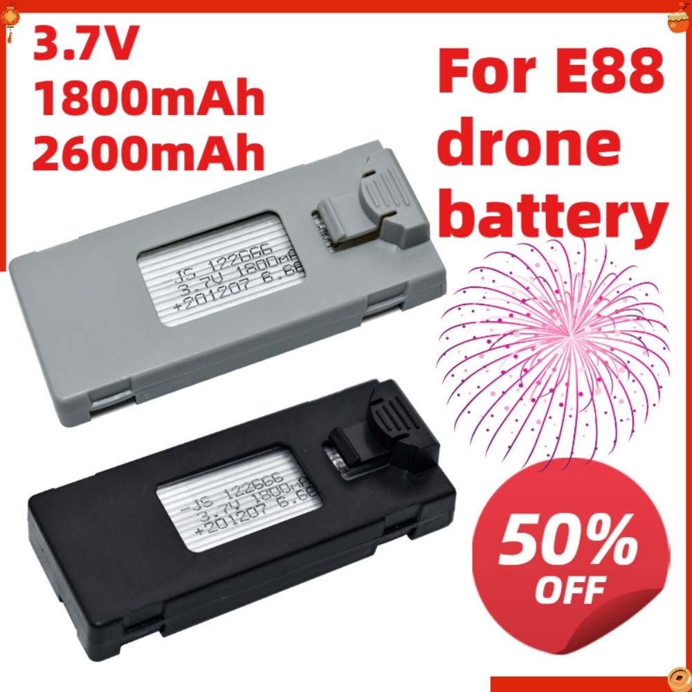 3.7v 1800mAh 2600mAh Uzaktan K - Drone E88 Rc Quadcopter incelemesi ve fiyatı