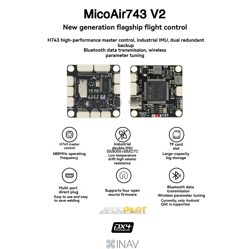 MicoAir743 V2 Uçuş Kontrol Cih - Drone Rc Leading incelemesi ve fiyatı