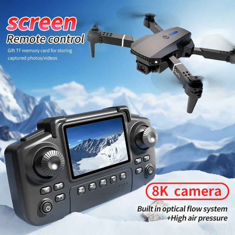 Profesyonel E88 PRO Drone, Ekr - Drone Ae Rc incelemesi ve fiyatı