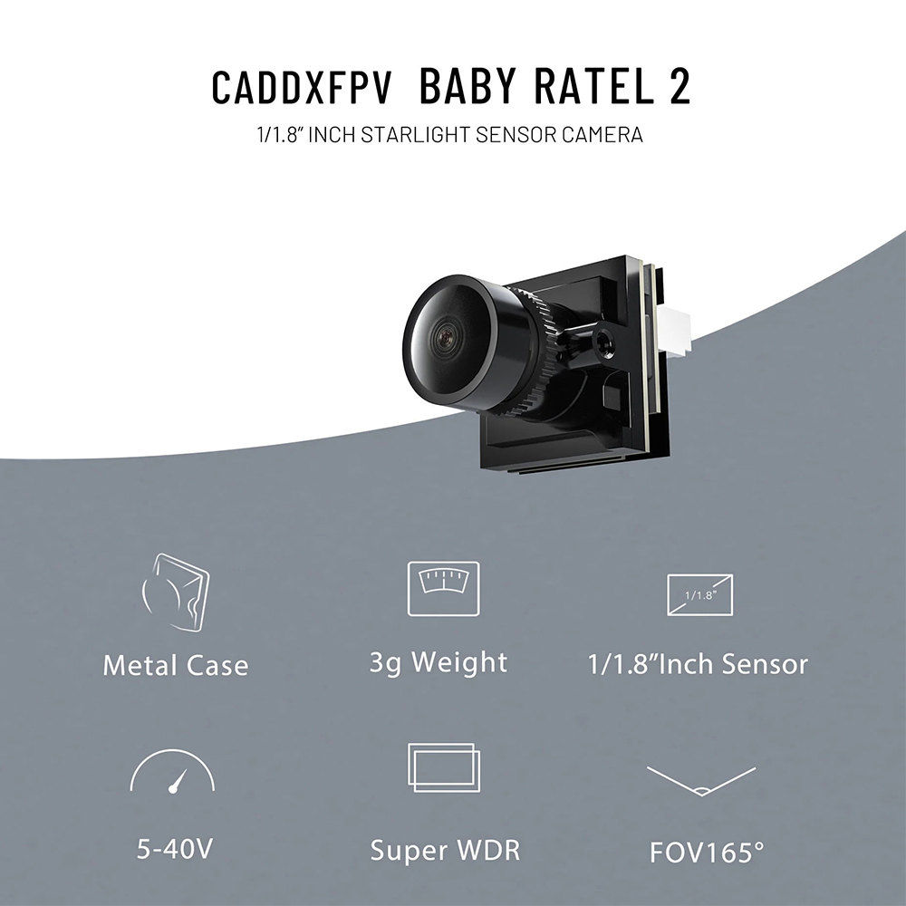 CADDX Mikro FPV Kamera Ratel 2 - Drone Ae Rc incelemesi ve fiyatı